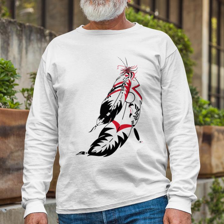 Huchnon Native American Tribe V6 Unisex Long Sleeve Gifts for Old Men