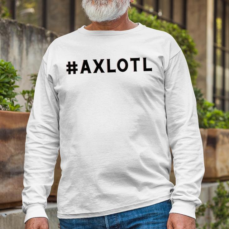 I Axlotl Questions Cute Axlotl V4 Unisex Long Sleeve Gifts for Old Men