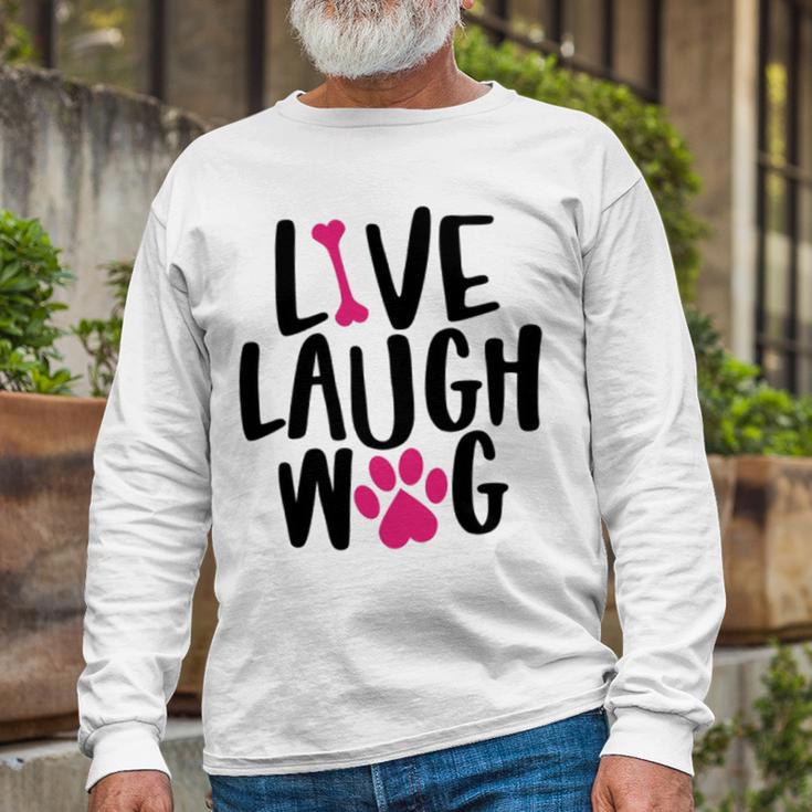 Live Laugh Bark 9 Trending Shirt Unisex Long Sleeve Gifts for Old Men