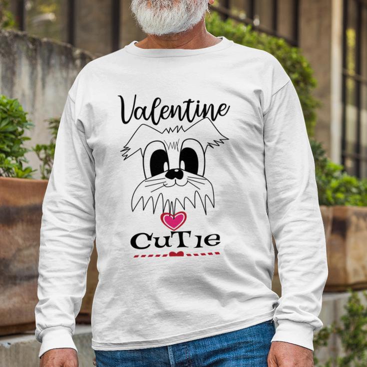 My Valentine Puppy Cutie Unisex Long Sleeve Gifts for Old Men