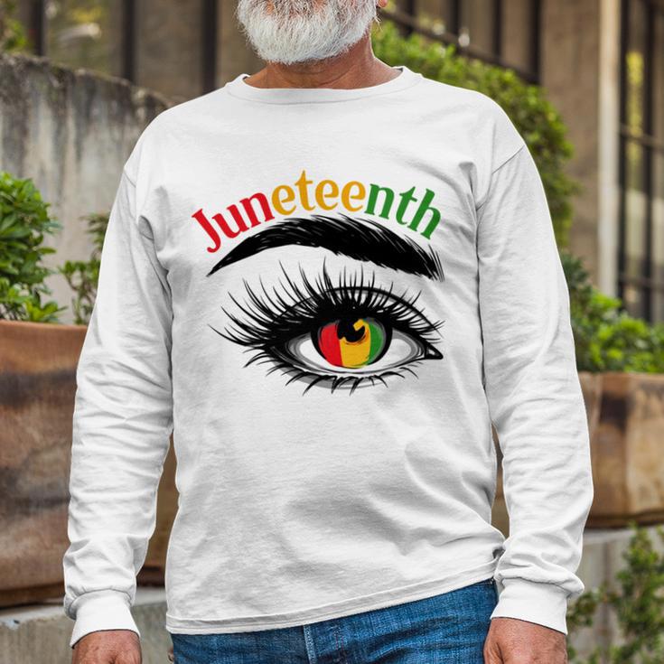 Official 4 Juneteenth - African American Women Black History Pride Unisex Long Sleeve Gifts for Old Men