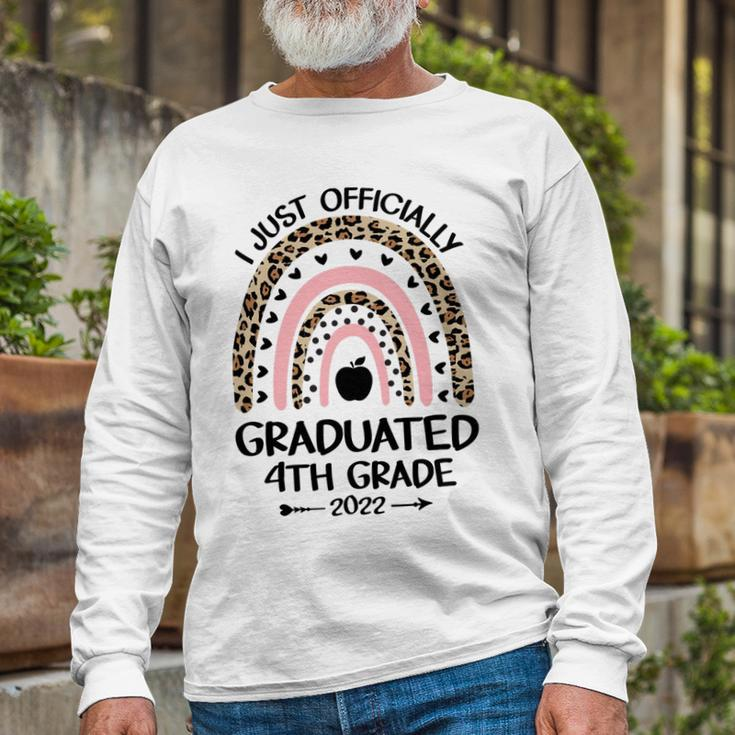 Officially Graduated 4Th Grade Graduation Class Of 2022 T-Shirt Long Sleeve T-Shirt Gifts for Old Men
