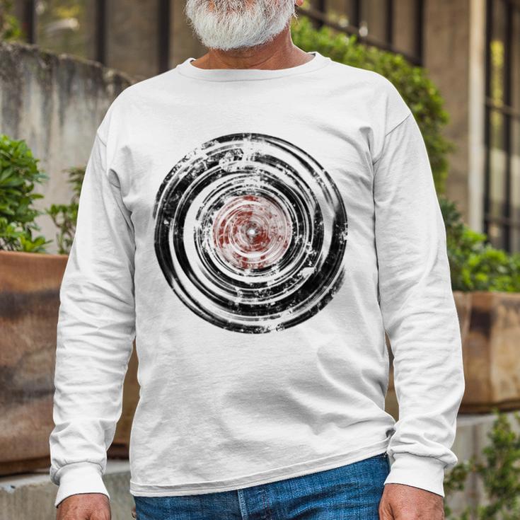 Old Vinyl Records Urban Grunge Unisex Long Sleeve Gifts for Old Men