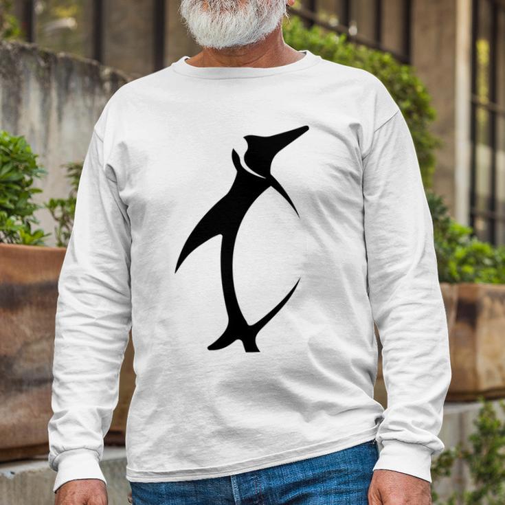 Penguin Icon Unisex Long Sleeve Gifts for Old Men