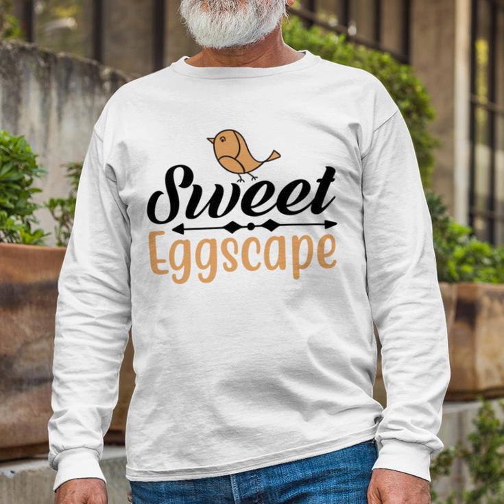 Sweet Eggscape Unisex Long Sleeve Gifts for Old Men