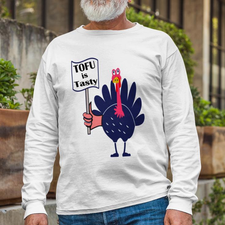 Tofu Is Tasty Unisex Long Sleeve Gifts for Old Men