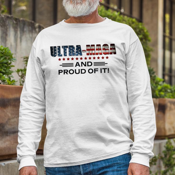 Ultra Maga And Proud Of It Antibiden Unisex Long Sleeve Gifts for Old Men