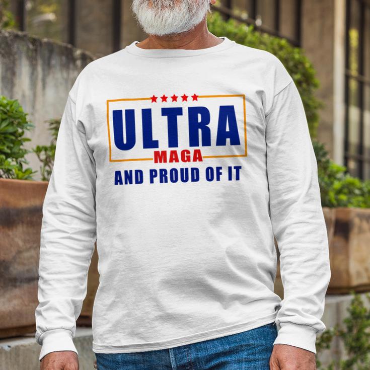 Ultra Maga And Proud Of It V11 Unisex Long Sleeve Gifts for Old Men