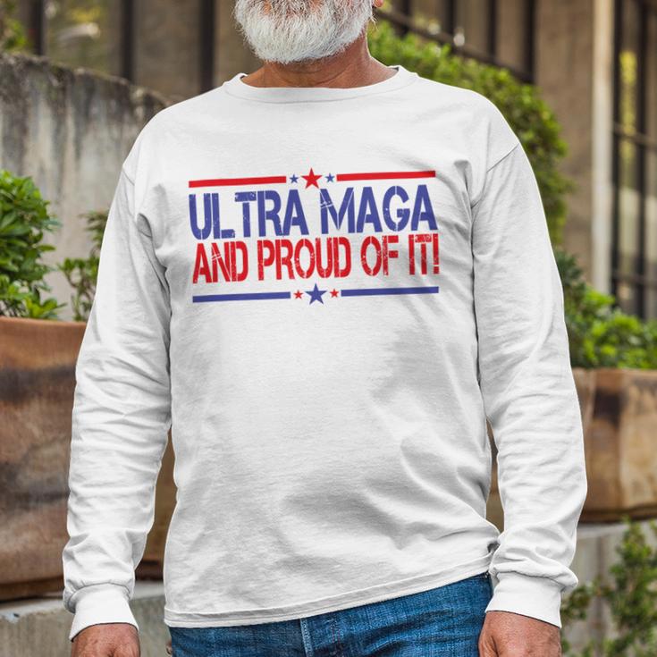 Ultra Maga And Proud Of It V14 Unisex Long Sleeve Gifts for Old Men