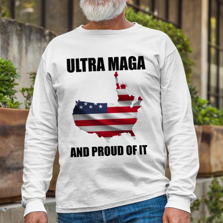 Ultra Maga And Proud Of It V3 Unisex Long Sleeve Gifts for Old Men