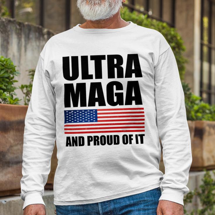 Ultra Maga And Proud Of It V9 Unisex Long Sleeve Gifts for Old Men