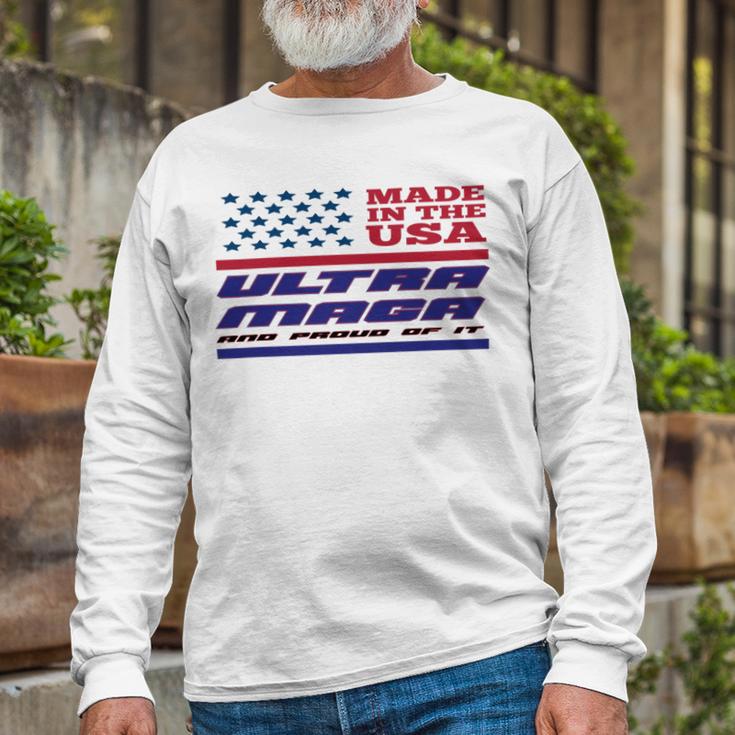 Vintageultra Maga And Proud Of It Made In Usa Unisex Long Sleeve Gifts for Old Men