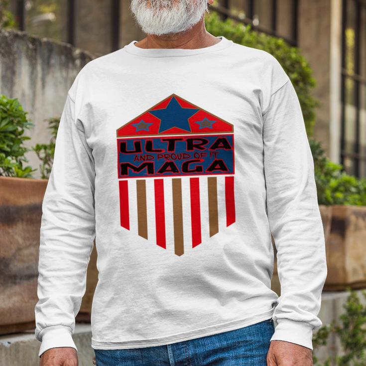 Vintageultra Maga And Proud Of It Unisex Long Sleeve Gifts for Old Men