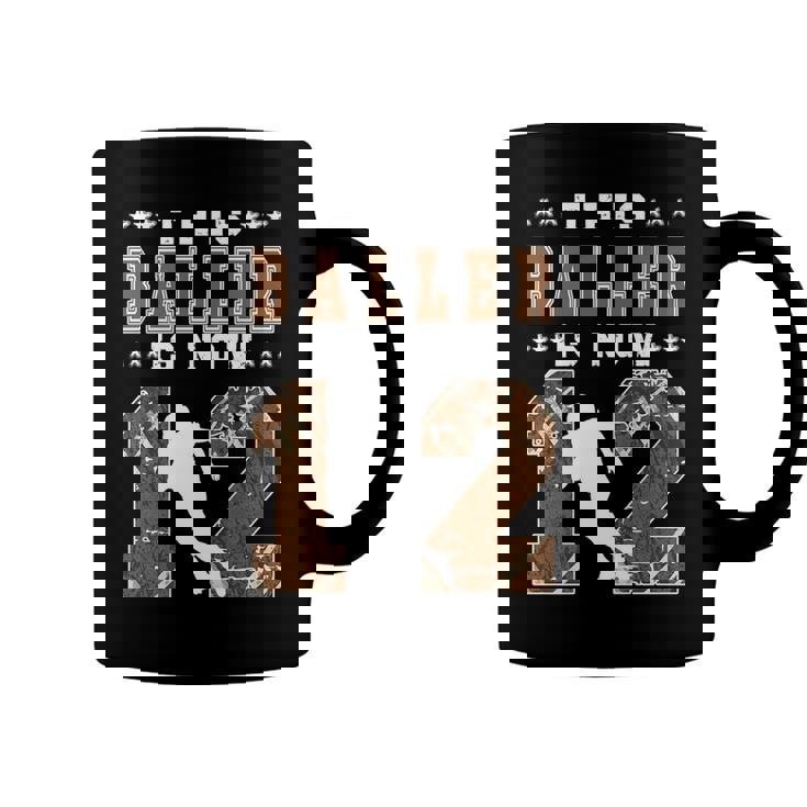 12Th Birthday Football Boy Twelve Year Old Football Player Coffee Mug