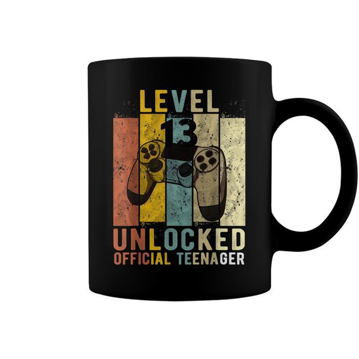 13 Year Old Birthday Official Nager Level 13 Unlocked  Coffee Mug