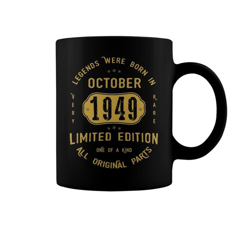 1949 October Birthday Gift   1949 October Limited Edition Coffee Mug