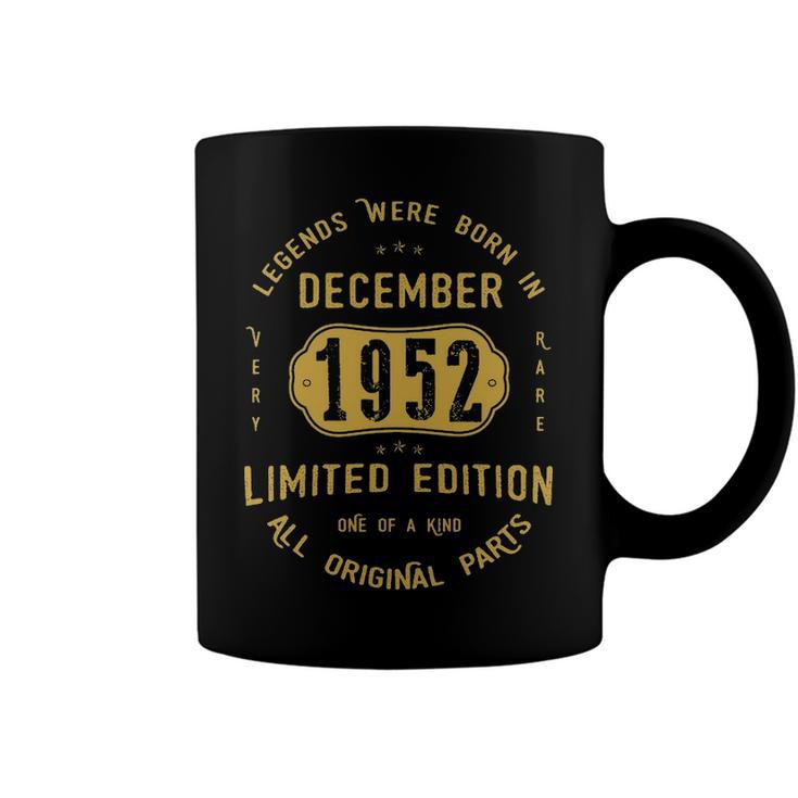 1952 December Birthday Gift   1952 December Limited Edition Coffee Mug