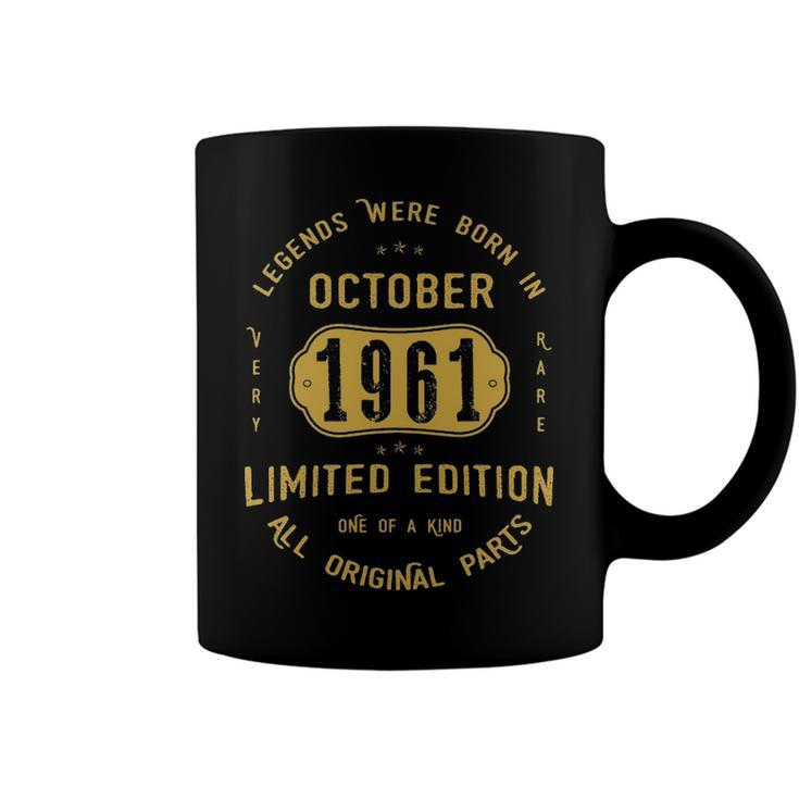 1961 October Birthday Gift   1961 October Limited Edition Coffee Mug