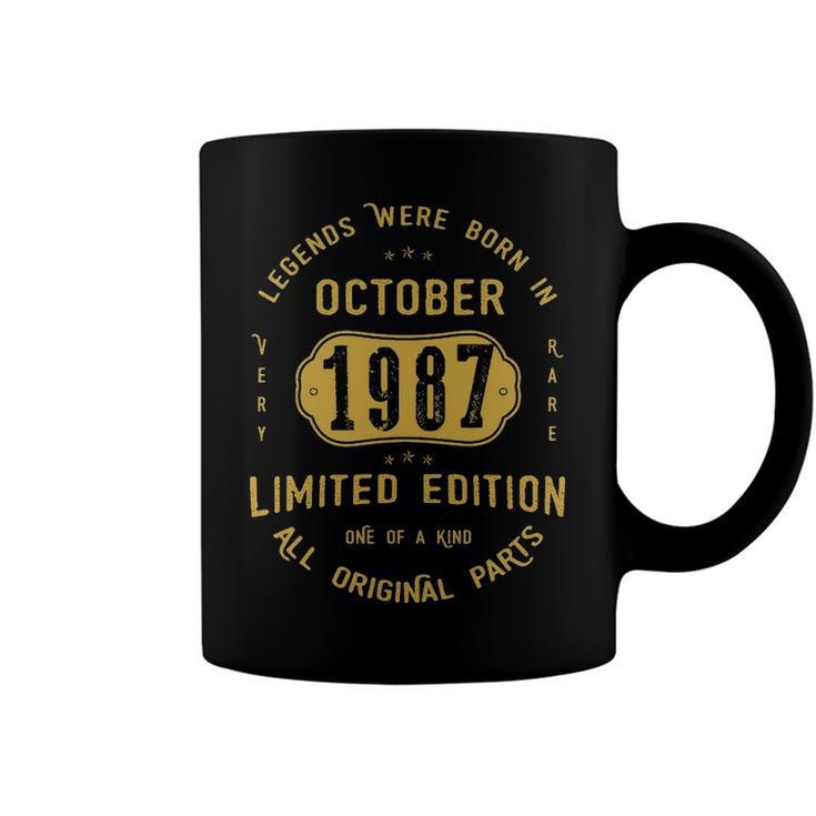1987 October Birthday Gift   1987 October Limited Edition Coffee Mug