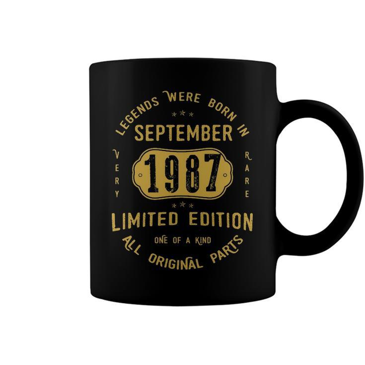 1987 September Birthday Gift   1987 September Limited Edition Coffee Mug