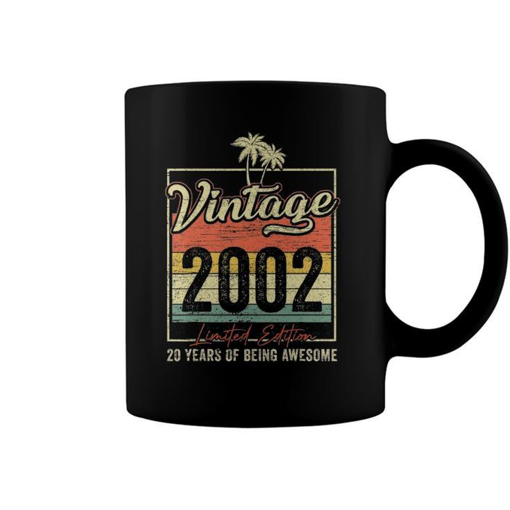 20 Birthday Gifts Vintage 2002 Limited Edition 20 Years Old Coffee Mug