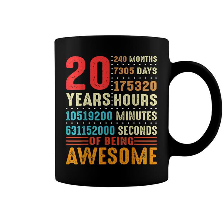 20 Years Old 20Th Birthday Vintage 240 Months For Boy Girl  Coffee Mug
