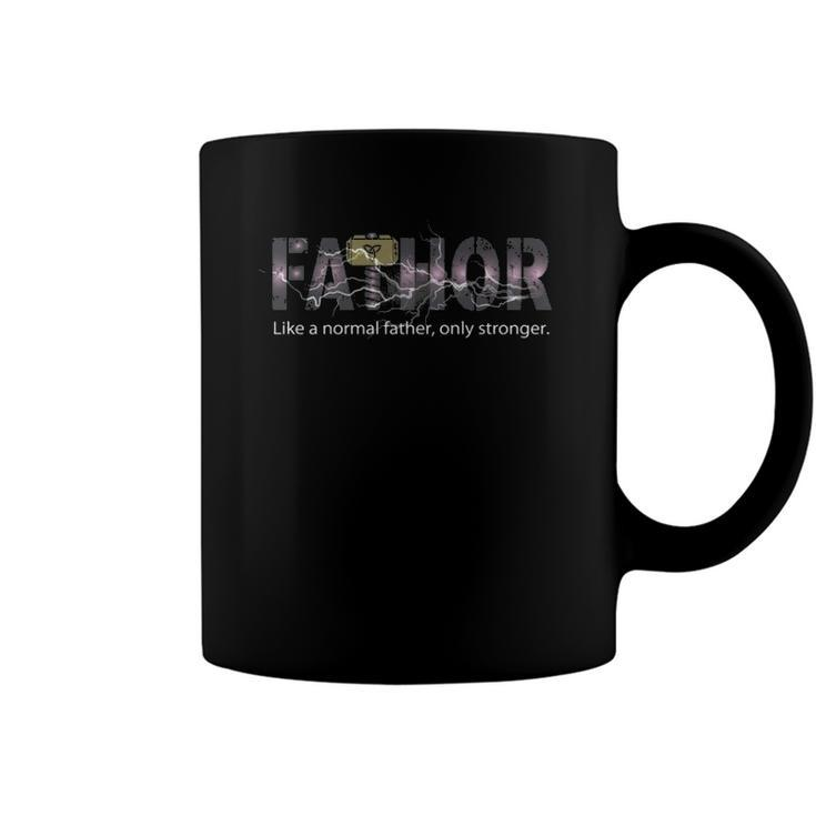 2021 - Lightning Fa-Thor Like Dad Only Stronger Coffee Mug