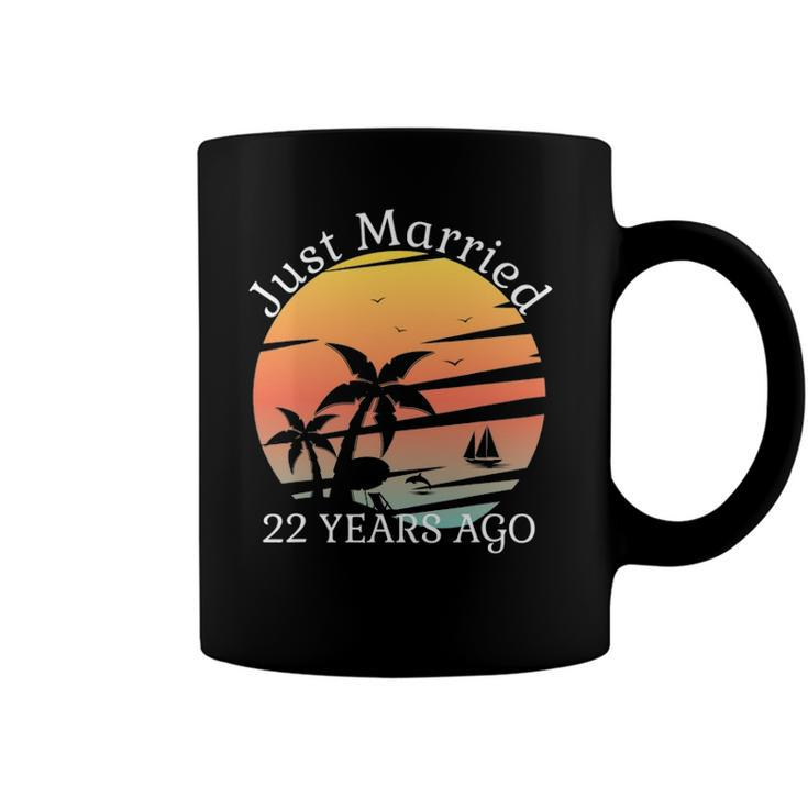 22Nd Wedding Anniversary Cruise Just Married 22 Years Coffee Mug