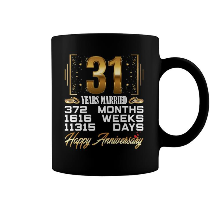 31 Years Married - Funny 31St Wedding Anniversary Coffee Mug