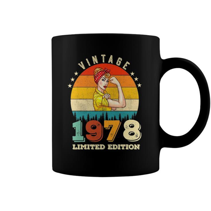 44Th Birthday 1978 Limited Edition Vintage 44 Years Old Women Coffee Mug