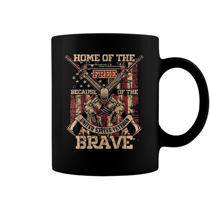 4Th Of July Military Home Of The Free Because Of The Brave Coffee Mug