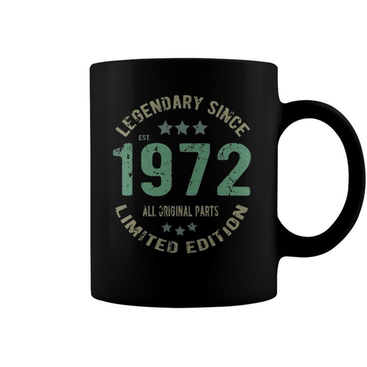 50 Years Old Bday Legend Since 1972 Vintage 50Th Birthday Coffee Mug