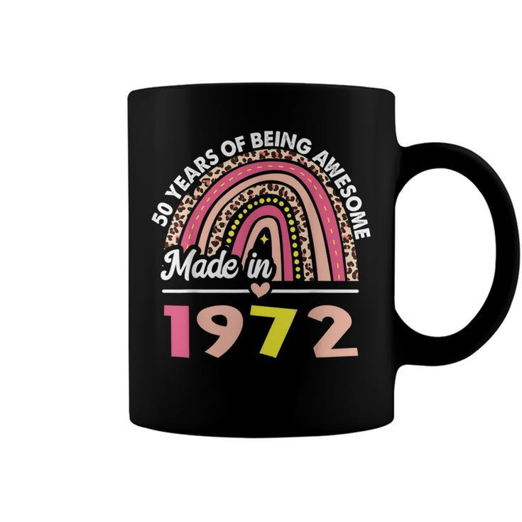 50 Years Old Gifts 50Th Birthday Born In 1972 Women Girls  Coffee Mug