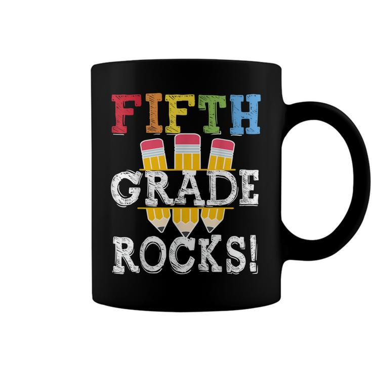 5Th Grade Rocks Back To School Student Kid Teacher Team  Coffee Mug