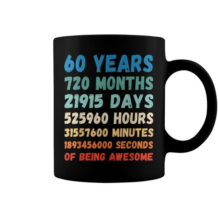 60Th Birthday 60 Years Of Being Awesome Wedding Anniversary  Coffee Mug