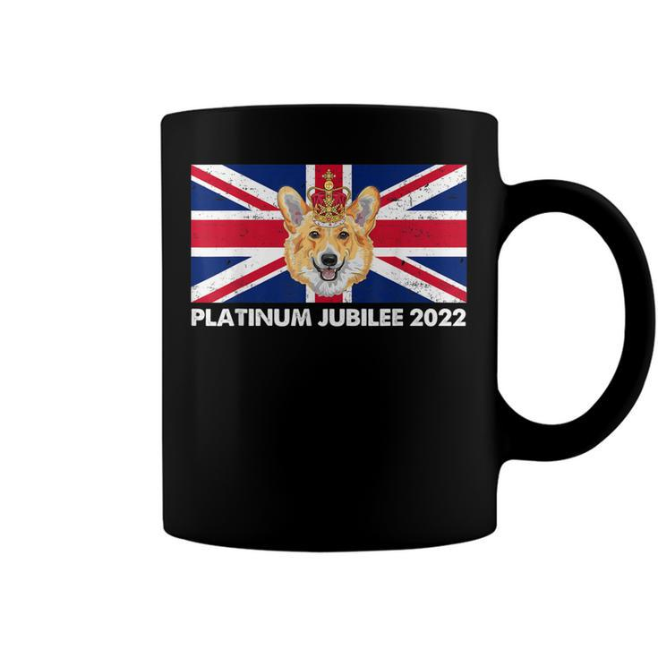 70Th Anniversary Platinum Jubilee Cute Corgi  Coffee Mug