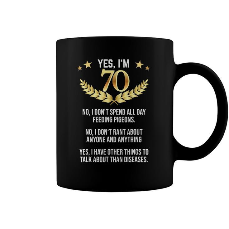 70Th Birthday Funny Saying Birthday 70 Years Coffee Mug