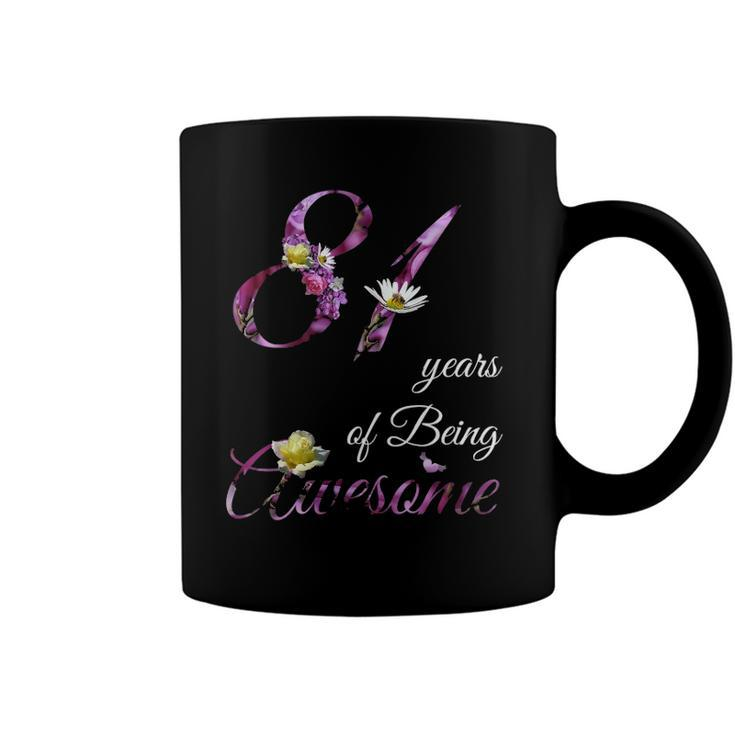 81 Years Old  Awesome Floral 1941 81St Birthday Gift Coffee Mug
