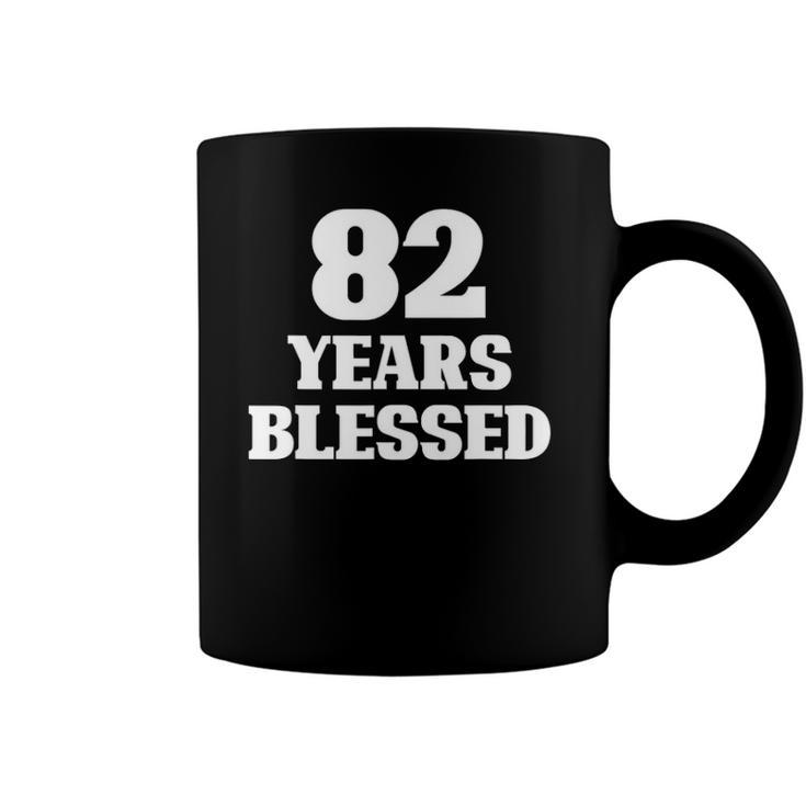 82 Years Blessed 82Nd Birthday Christian Religious Jesus God Coffee Mug