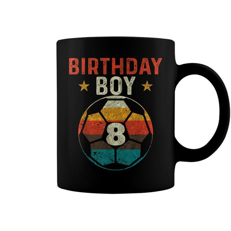 8Th Birthday Boy Soccer Lover 8 Years Old Bday  Coffee Mug