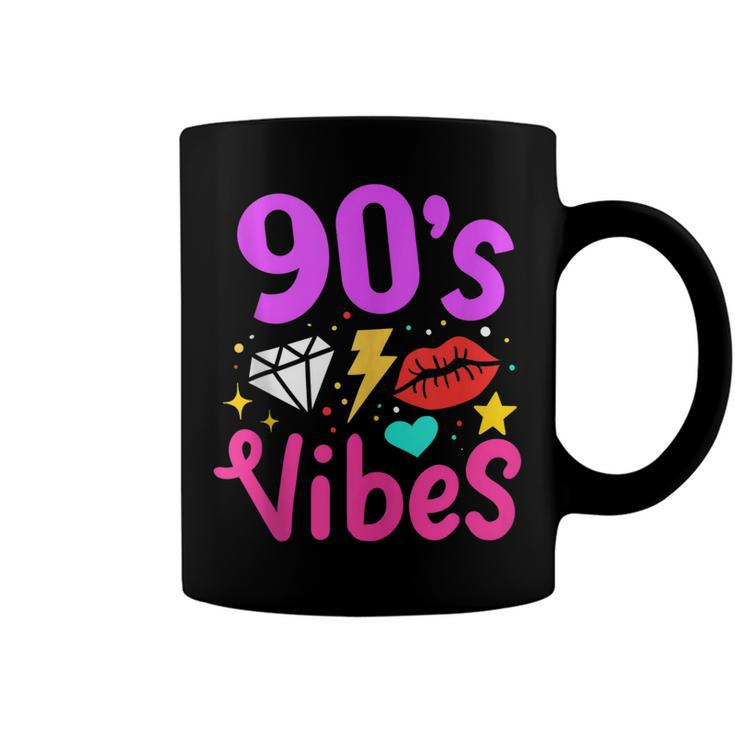 90S Vibes 90S Music Party Birthday Lover Retro Vintage  Coffee Mug