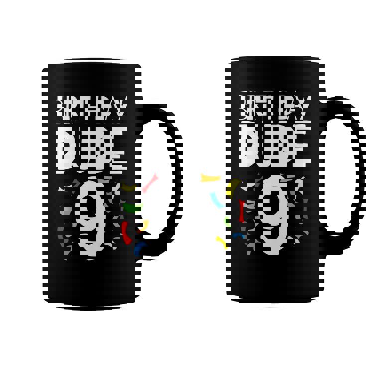 9Th Birthday - 9 Years Old Boy - Kids Party - Birthday Dude 9 Coffee Mug