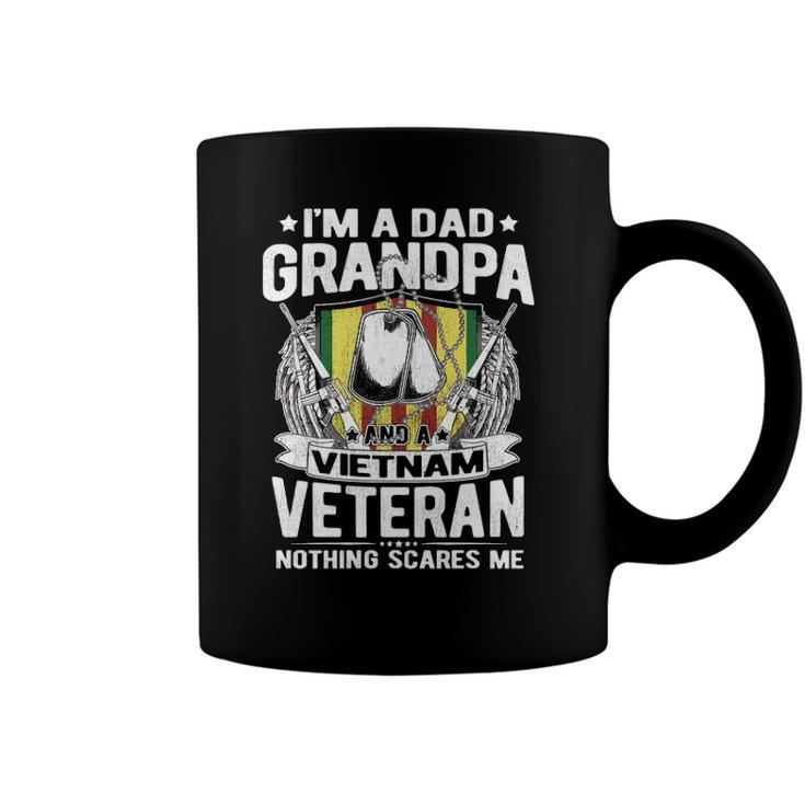 A Dad Grandpa And Vietnam Veteran Proud Retired Soldier Gift Coffee Mug