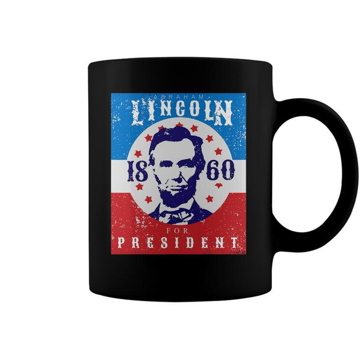 Abraham Lincoln 4Th Of July Usa For President 1860 Gift Coffee Mug