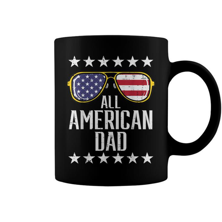 All American Dad 4Th Of July Memorial Day Matching Family  Coffee Mug