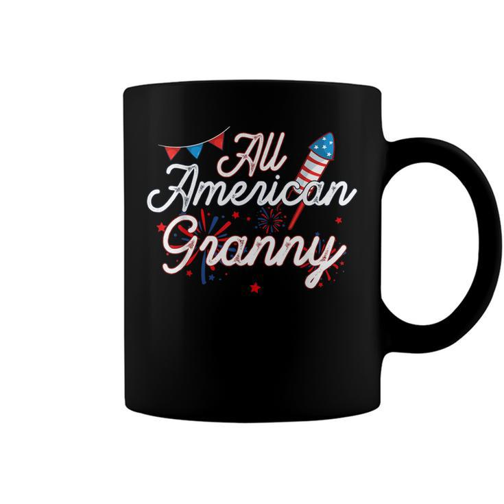 All American Granny 4Th Of July Family Matching Patriotic  Coffee Mug