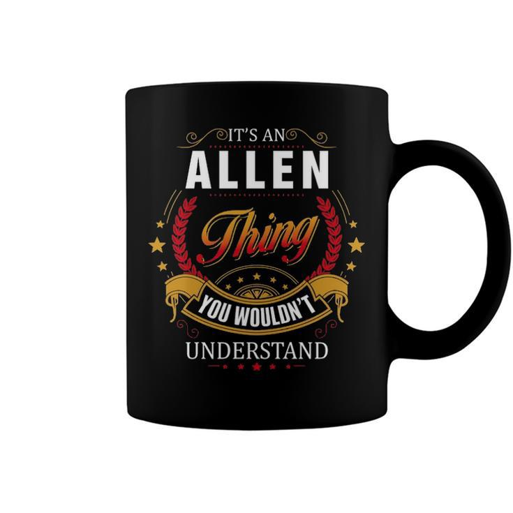 Allen Shirt Family Crest Allen T Shirt Allen Clothing Allen Tshirt Allen Tshirt Gifts For The Allen  Coffee Mug