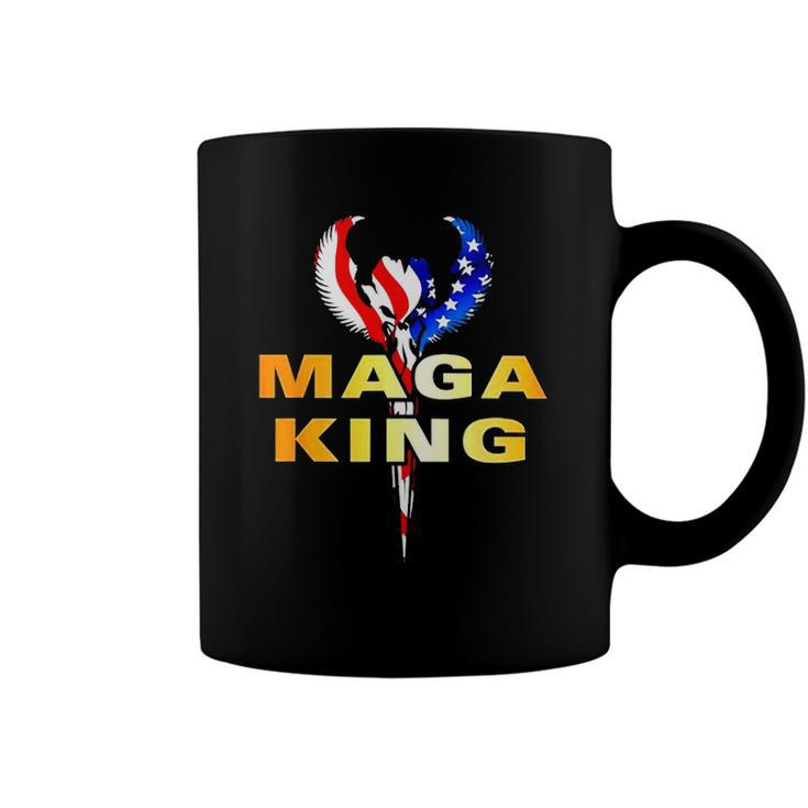 American Eagle Badge Maga King Coffee Mug