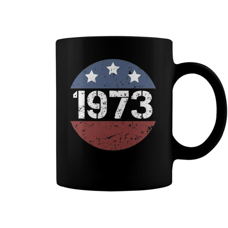 American Flag 1973 Protect Roe V Wade Feminism Pro Choice Coffee Mug