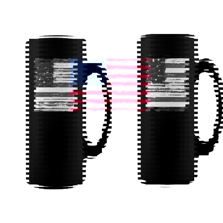 American Flag Betsy Rosswith 13 Stars For Protesters Coffee Mug
